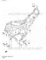 CADRE pour Suzuki GSX-F 1250 2011