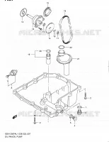 CARTER INFERIEUR   POMPE A HUILE pour Suzuki GSX-F 1250 2011