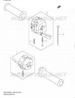 COMMODOS pour Suzuki GSX-F 1250 2011