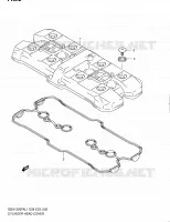 COUVRE CULASSE pour Suzuki GSX-F 1250 2011