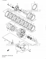 EMBRAYAGE pour Suzuki GSX-F 1250 2011
