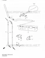 GUIDON pour Suzuki GSX-F 1250 2011