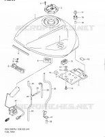 RESERVOIR D'ESSENCE (GSX1250FAL1 E28) pour Suzuki GSX-F 1250 2011