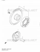 ROUE LIBRE DE DEMARREUR pour Suzuki GSX-F 1250 2011