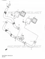 SYSTEME RECYCLAGE GAZ ECHAPPEMENT pour Suzuki GSX-F 1250 2011