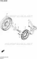 ALLUMAGE ROTOR   STATOR pour Suzuki GSX-F 1250 1992