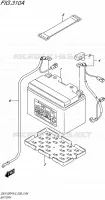 BATTERIE pour Suzuki GSX-F 1250 1992