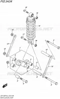 BIELLETTE D'AMORTISSEUR pour Suzuki GSX-F 1250 1992