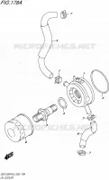RADIATEUR D'HUILE pour Suzuki GSX-F 1250 1992