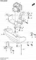 SYSTÈME ABS pour Suzuki GSX-F 1250 1992