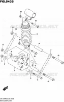 BIELLETTE D'AMORTISSEUR (GSX1300RAL5 E19) pour Suzuki HAYABUSA 1300 2015