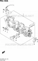 CORPS DE PAPILLON pour Suzuki HAYABUSA 1300 2015