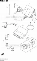 PARTIE ELECTRIQUE (GSX1300RAL5 E02) pour Suzuki HAYABUSA 1300 2015