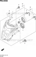 PHARE (GSX1300RAL5 E02) pour Suzuki HAYABUSA 1300 2015