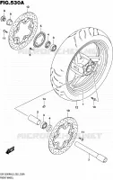 ROUE AVANT pour Suzuki HAYABUSA 1300 2015