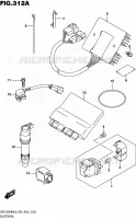 PARTIE ELECTRIQUE (GSX1300RAL6 E03) pour Suzuki HAYABUSA 1300 2016