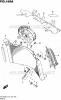 RADIATEUR pour Suzuki HAYABUSA 1300 2016