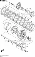 EMBRAYAGE pour Suzuki HAYABUSA 1300 2017