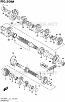 TRANSMISSION pour Suzuki HAYABUSA 1300 2017
