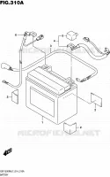 BATTERIE pour Suzuki HAYABUSA 1300 2017