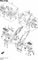 REPOSE PIED pour Suzuki HAYABUSA 1300 2017