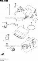 PARTIE ELECTRIQUE (GSX1300RAL7 E19) pour Suzuki HAYABUSA 1300 2017