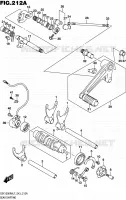 ENSEMBLE SELECTEUR DE VITESSES pour Suzuki HAYABUSA 1300 2017