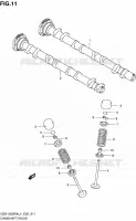 ARBRE A CAMES   VALVE pour Suzuki HAYABUSA 1300 2014