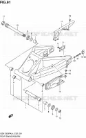 BRAS OSCILLANT ARRIERE pour Suzuki HAYABUSA 1300 2014