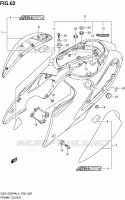 CARENAGES ARRIERE pour Suzuki HAYABUSA 1300 2014