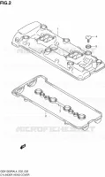 COUVRE CULASSE pour Suzuki HAYABUSA 1300 2014