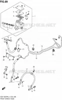 DURITE DE FREIN AVANT (GSX1300RAUFL4 E19) pour Suzuki HAYABUSA 1300 2014