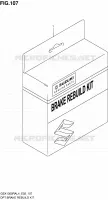 KIT REPARATION DE FREIN pour Suzuki HAYABUSA 1300 2014