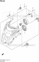 PHARE (GSX1300RAL4 E19) pour Suzuki HAYABUSA 1300 2014