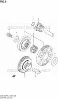 ROUE LIBRE DE DEMARREUR pour Suzuki HAYABUSA 1300 2014
