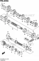 TRANSMISSION pour Suzuki HAYABUSA 1300 2016