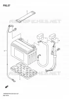 BATTERIE pour Suzuki GSX-F 650 2010