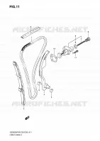 DISTRIBUTION pour Suzuki GSX-F 650 2010