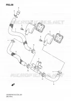 SYSTEME RECYCLAGE GAZ ECHAPPEMENT pour Suzuki GSX-F 650 2010