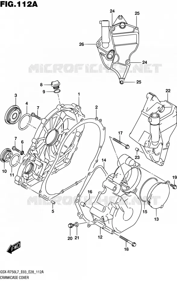 CARTER Suzuki MOTO 750 GSX-R 2017  GSX-R750 L7 (E03,E28,E33)