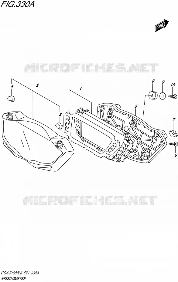 COMPTEUR (GSX-S1000L6 E21) Suzuki MOTO 1000 GSX-S 2016  GSX-S1000A L6 (E21)