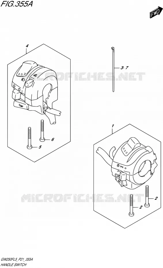 COMMODOS Suzuki MOTO 250 INAZUMA 2015  GW250F L5 (P21)