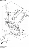 CORPS DE PAPILLON pour Suzuki INAZUMA 250 2017