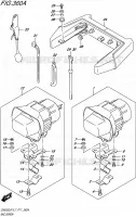 ENSEMBLE SIRENE (GW250JP1L7 P71) pour Suzuki INAZUMA 250 2017