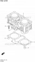 CYLINDRE pour Suzuki INAZUMA 250 1995