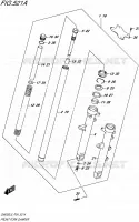 FOURCHE pour Suzuki INAZUMA 250 1995