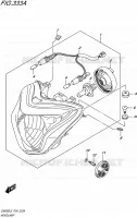 PHARE pour Suzuki INAZUMA 250 1995