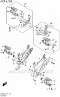 REPOSE PIED pour Suzuki INAZUMA 250 1995