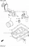 CARTER INFERIEUR   POMPE A HUILE pour Suzuki INAZUMA 250 1992