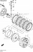 EMBRAYAGE pour Suzuki INAZUMA 250 1992